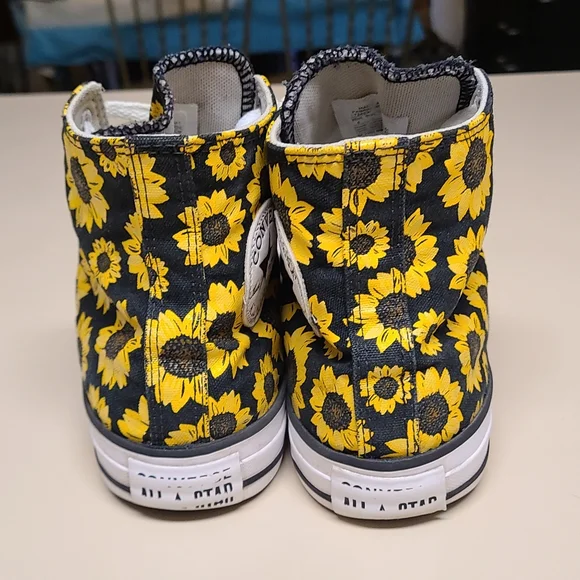Converse CTAS Sunflower hi top casual sneakers size 8 - Picture 6 of 10